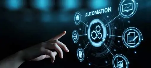 Spezialist Automatisierungstechnik - Automation Software Technology Process System Business Konzept.