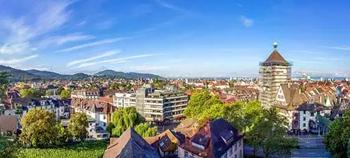 Stadtzentrum von Freiburg